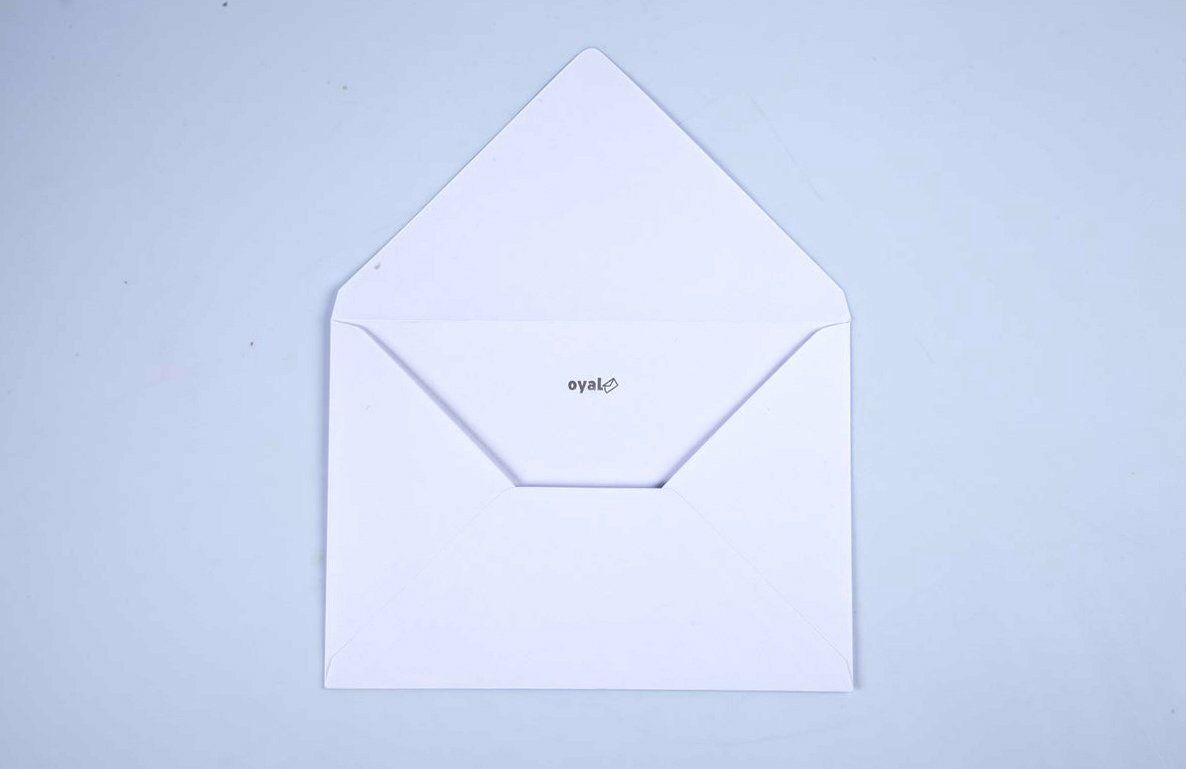 Oyal Davetiye Zarfı 13x18 Beyaz 90 Gr 25 Li