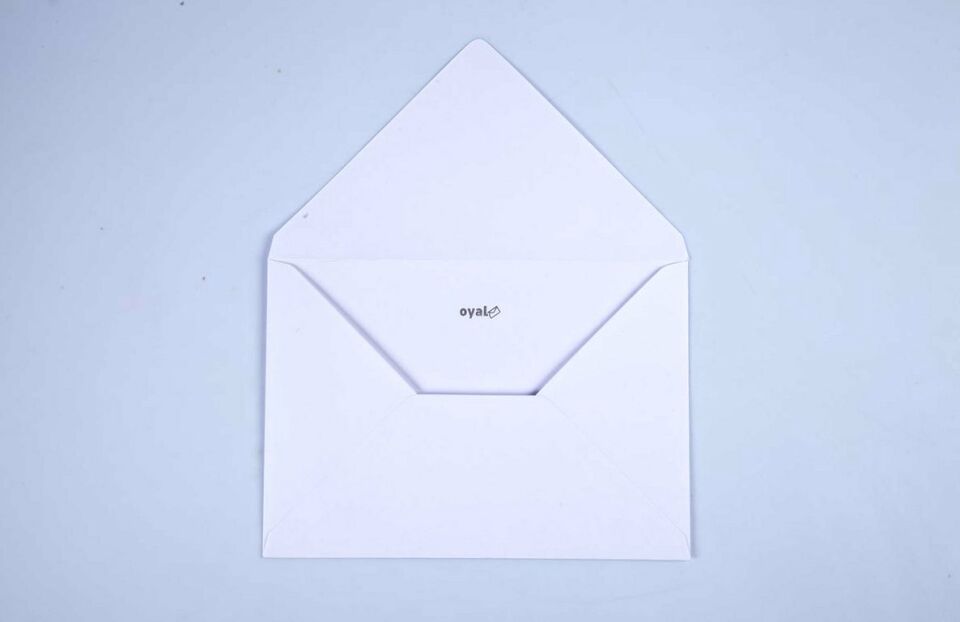 Oyal Davetiye Zarfı 13x18 Beyaz 90 Gr 25 Li