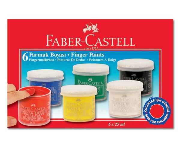 Faber-Castell Parmak Boyası 6 Renk
