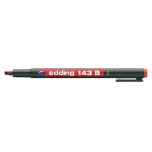 Edding 143B Asetat Kalemi Kırmızı