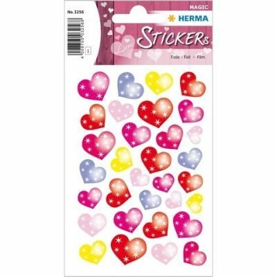 Herma Magic Etiket Foıl Noktalı Kalp 