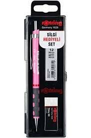 Rotring Tikky Min Silgi 3 Lü Okul Seti 0.7 Neon Pembe