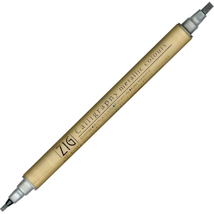 Zig Kaligrafi Kalemi Metalik Ms-8400 102 Silver