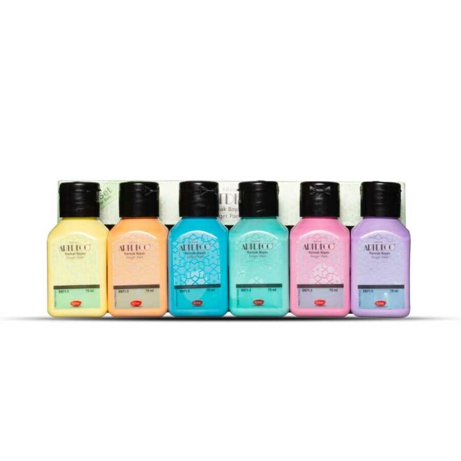 Artdeco Parmak Boya 6x75 Ml Pastel Renkler