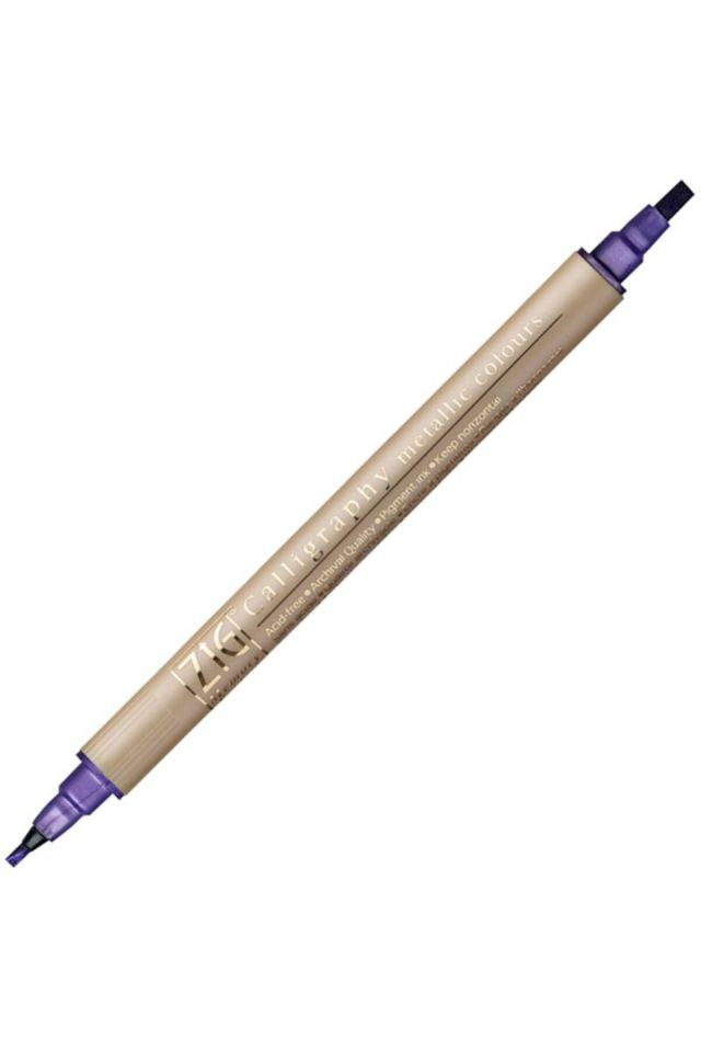Zig Kaligrafi Kalemi Metalik Ms-8400 124 Violet