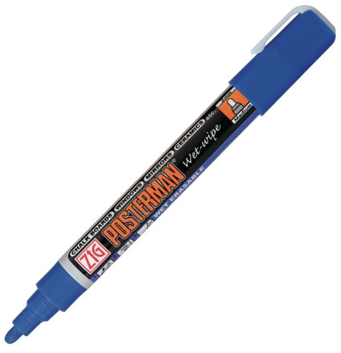 Zig Posterman Wet-Wıpe Pma-330 030 Mavi