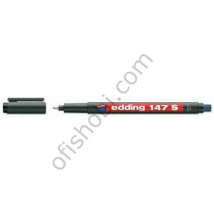 Edding 147S Asetat Kalemi Silgili Siyah