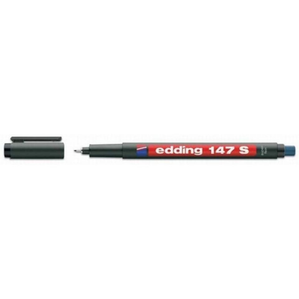 Edding 147S Asetat Kalemi Silgili Siyah