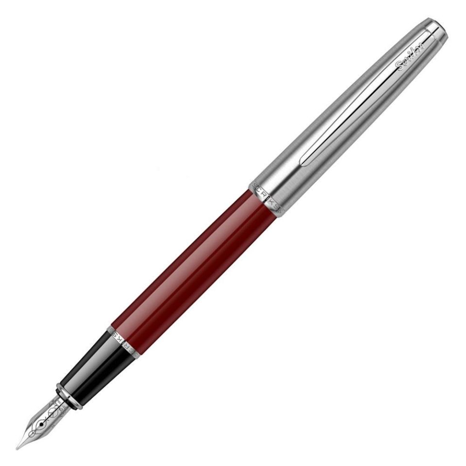 Scrikss 78 Dolmakalem - Tükenmez Kalem 2 Li Set Bordo