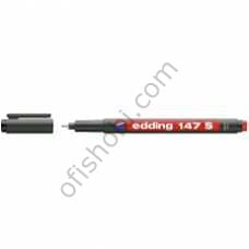 Edding 147S Asetat Kalemi Silgili Kırmızı