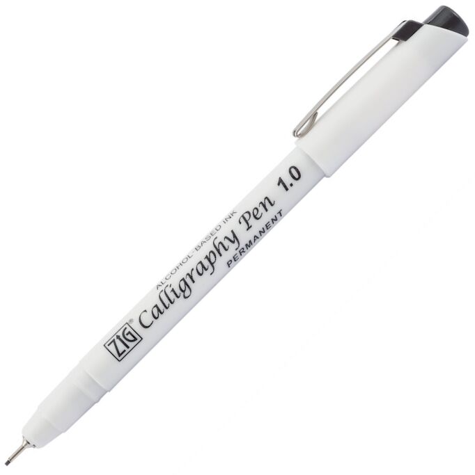 Zig Kaligrafi Kalemi Permanent 1.0 Mm Pca-110 Siyah
