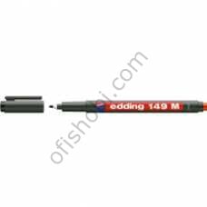 Edding 149M Asetat Kalemi Silgili Kırmızı