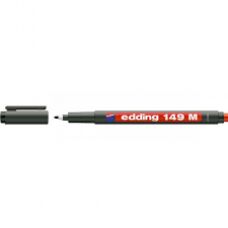 Edding 149M Asetat Kalemi Silgili Kırmızı