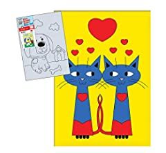 Artdeco Kids Desenli Tuval Boyama Seti 40x50 Cm Kediler