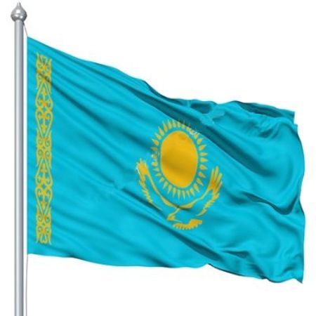 Buket 70x105 Cm Kazakistan Bayrağı
