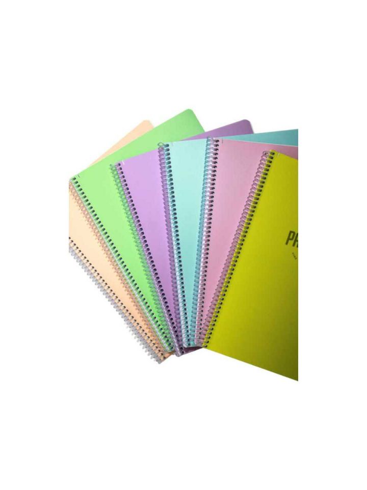 Gıpta Pastoral Spiralli Pp Kapak Defter A4 72 Yp Çizgili