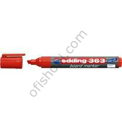 Edding 363 Beyaz Tahta Kalemi Cap Off Kırmızı