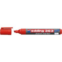 Edding 363 Beyaz Tahta Kalemi Cap Off Kırmızı