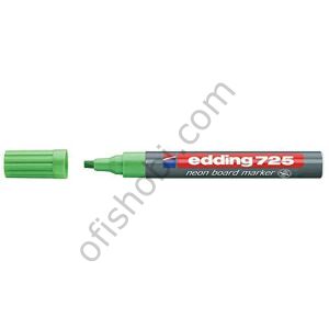 Edding 725 Beyaz Tahta Kalemi Fosforlu Yeşil