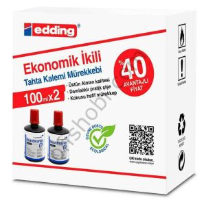 Legamaster Tahta Kalemi Mürekkebi 100 Ml 2 Li Kutu Kırmızı
