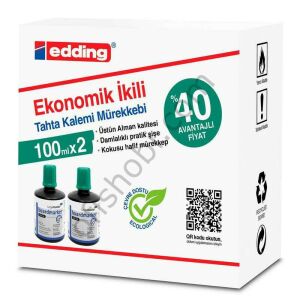 Legamaster Tahta Kalemi Mürekkebi 100 Ml 2 Li Kutu Yeşil