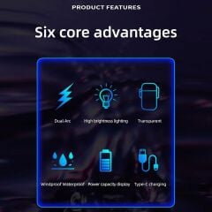 ELEKTRİKLİ SU GEÇİRMEZ ÇOK FONKSİYONLU ÇAKMAK