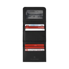 Victorinox 653365 Travel Essential Tri fold Cüzdan, Siyah