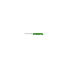Victorinox 6.7836.F4B 11cm Yeşil Tırtıklı Katlanabilir Domates Bıçağı