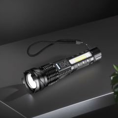 ONELIGHT TELESKOPİK USB ŞARJLI GÜÇLÜ EL FENERİ