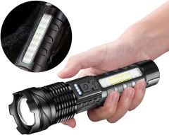 ONELIGHT TELESKOPİK USB ŞARJLI GÜÇLÜ EL FENERİ
