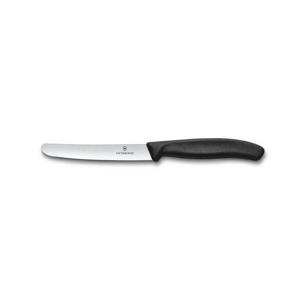 Victorinox 6.7803 11cm Siyah Düz Domates ve Sofra Bıçağı