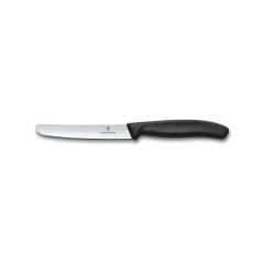 Victorinox 6.7803 11cm Siyah Düz Domates ve Sofra Bıçağı