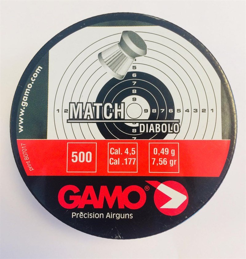 Gamo Match Diabolo 4.5 mm Havalı Tüfek Saçması (500)