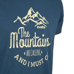 Evolite The Mountain T-shirt-Turkuaz