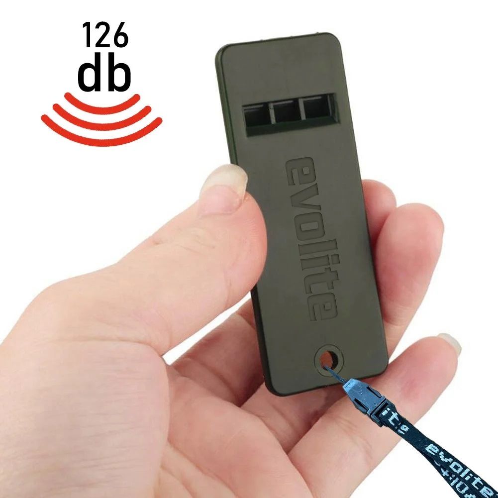 Evolite Rescue 126 Db Deprem Düdüğü Haki-4 ADET