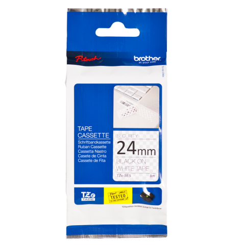 TZe-SE5 24mm Laminasyonlu Güvenlik Etiketi