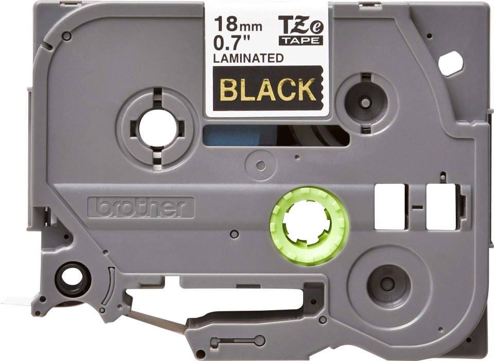 TZe-344 18mm Siyah üzerine Altın Laminasyonlu Etiket (TZe Tape)