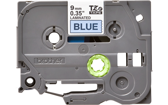 TZe-521 9mm Mavi üzerine Siyah Laminasyonlu Etiket (TZe Tape)