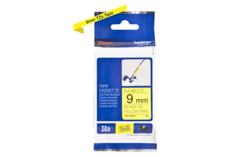 TZe-621 9mm Sarı üzerine Siyah Laminasyonlu Etiket (TZe Tape)