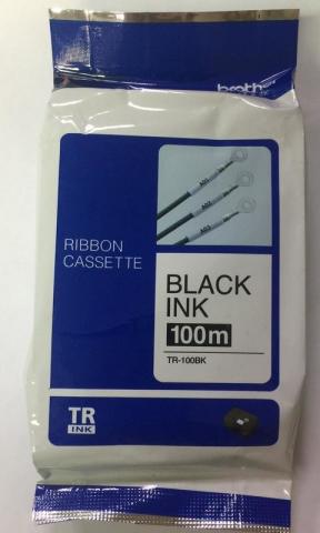 TR-100BK Siyah Makaron Ribonu 100m (PT-E850TKWLI uyumlu)