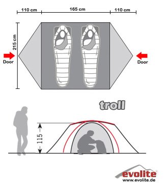 Evolite Troll-B Dağcı Çadırı