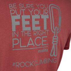 Evolite Rock Climbing T-shirt-Kiremit