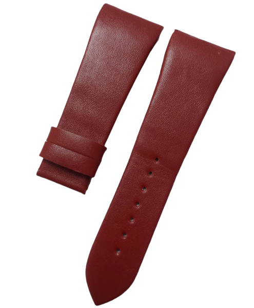 Emporio Armani ar6105 el Yapımı Kırmızı Deri Saat Kordonu