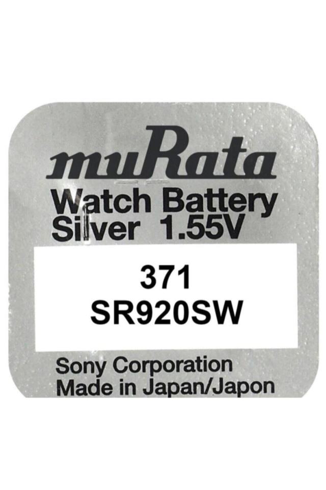 Murata Sr920sw 371 1 adet Orjinal Japon Kol Saati Pili