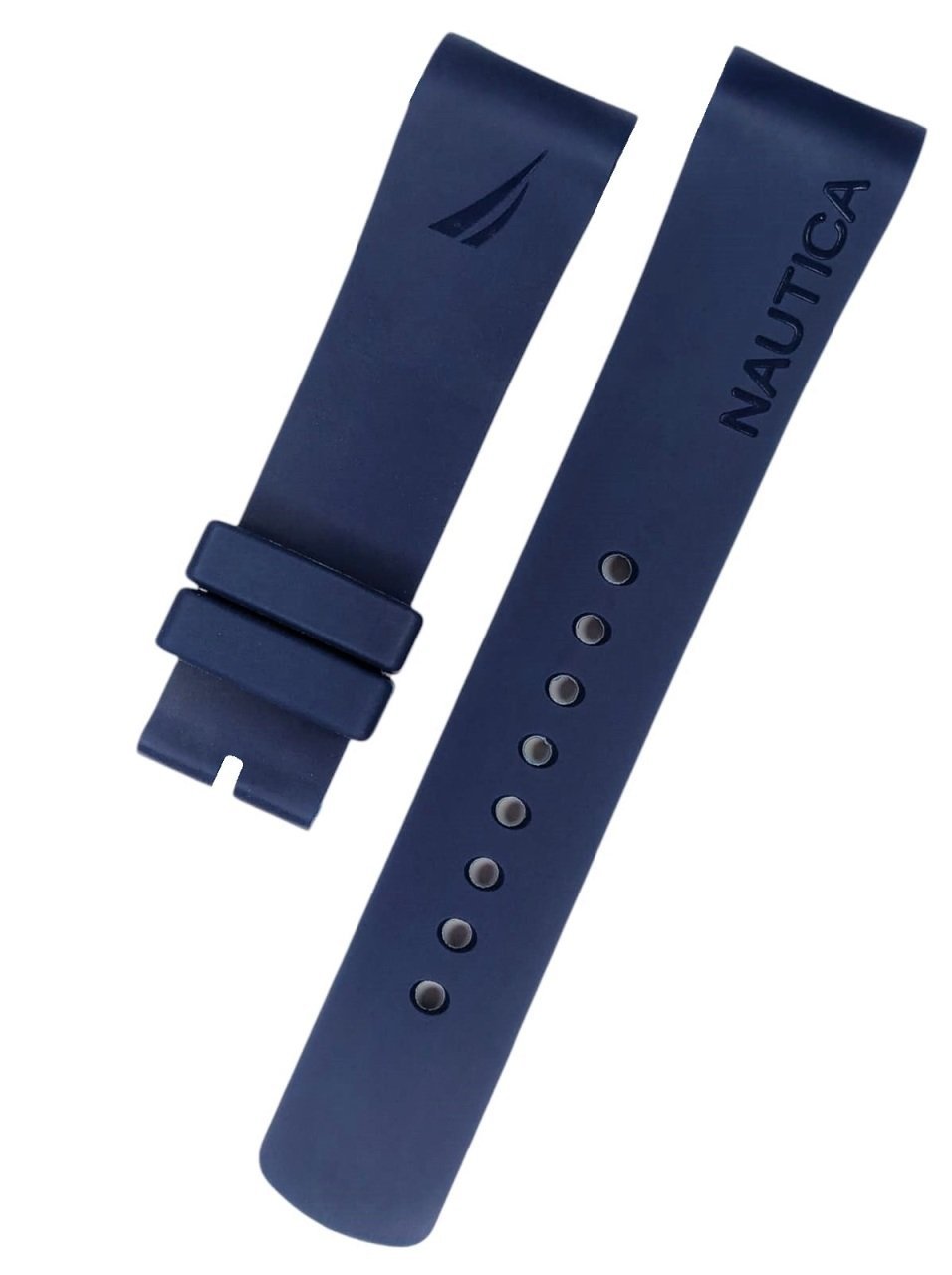 Nautica a12627g Compatible Blue Silicone Watch Band