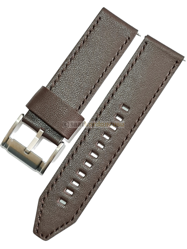 Fossil jr1419 Compatible 24mm Brown Leather Watch Strap