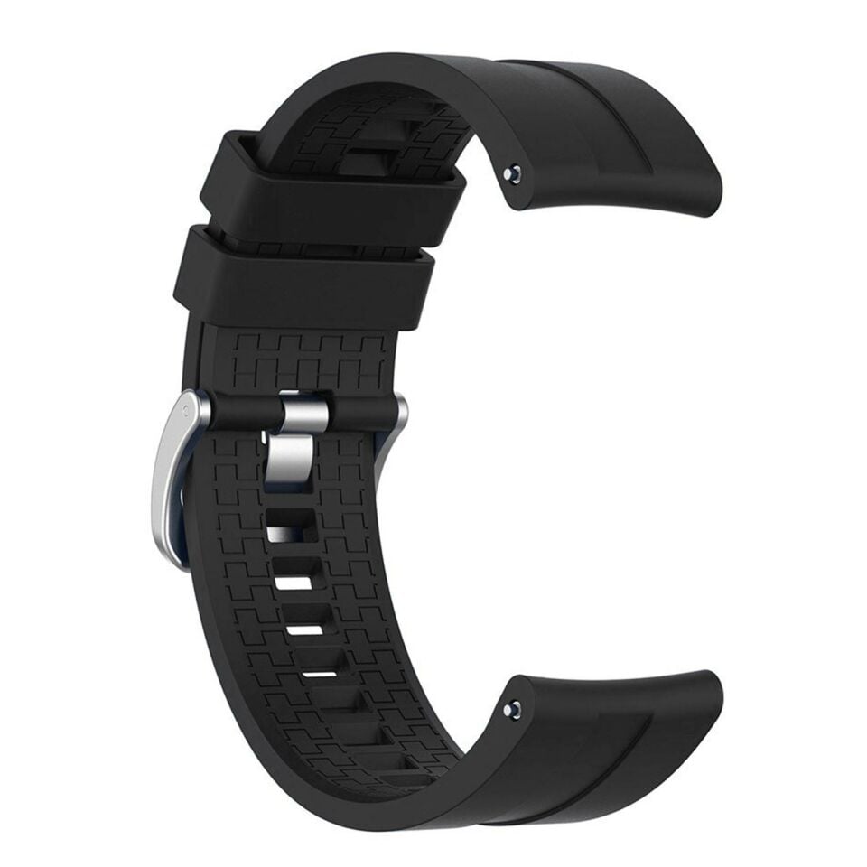 Huawei Watch Gt2 Kordon Gt Gt3 Pro 22mm Siyah Silikon Kordon