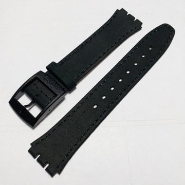 Swatch 17mm Skin Bayan Modeli Siyah Saat Kordonu