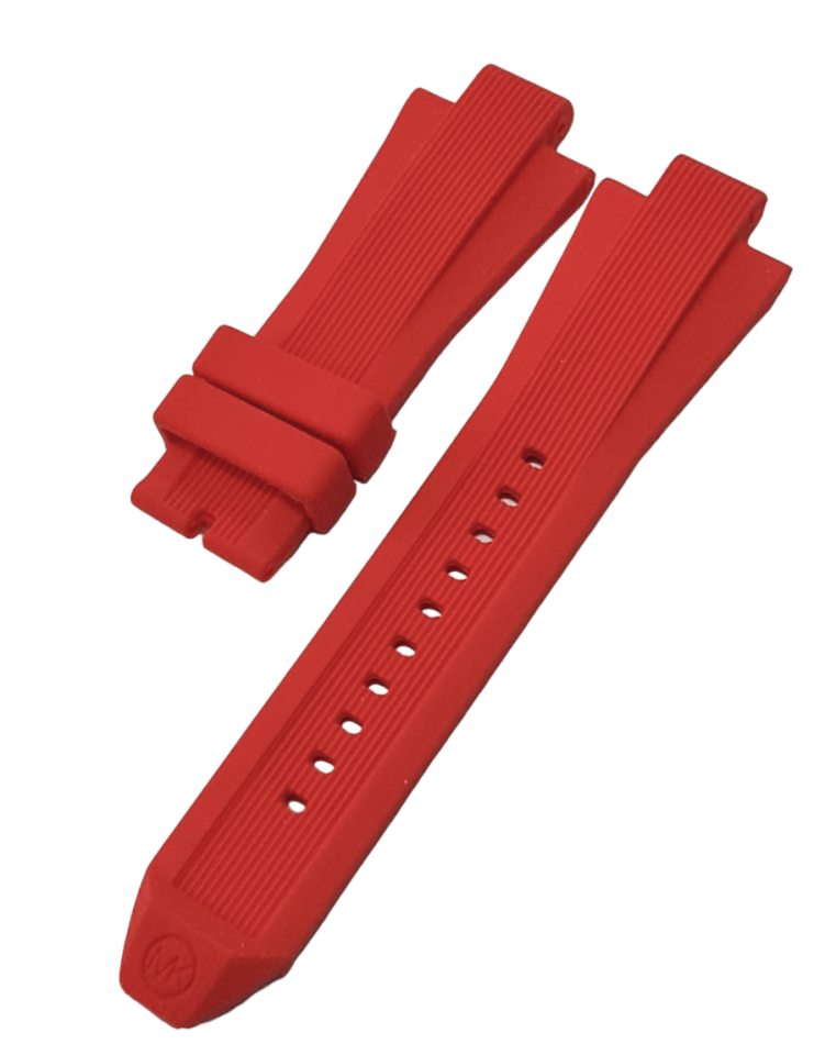 Mıchael Kors mk8169 Uyumlu Kırmızı Silikon Saat Kordonu