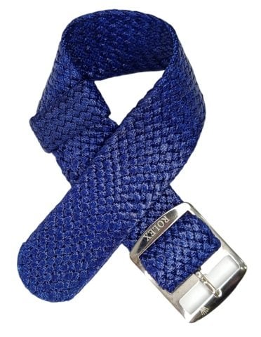 Rolex tekstil örme mavi kordon